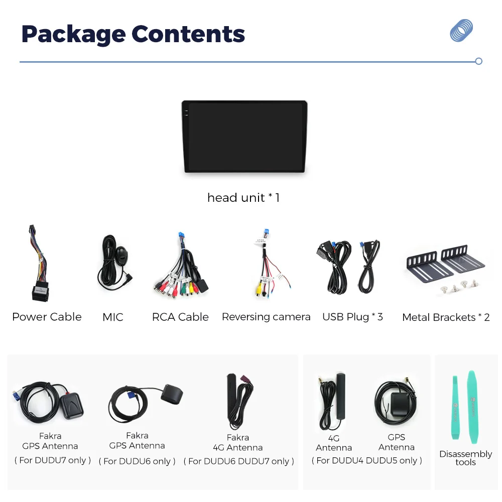 DUDUAUTO DUDU7 DUDU3 Reproductor Multimedia Inteligente Universal para Auto de 9.5" 10.36" 11.5" con Carplay Inalámbrico, Android Auto, Navegación GPS, Radio para Auto, 4G LTE, DS, DTS, RDS, FM para BENZ, BMW, Renault, Alfa, Volkswagen, VW, SEAT, Toyota, Honda, Compatible con YOUTUBE, Netflix, Sin Unidad de DVD 6