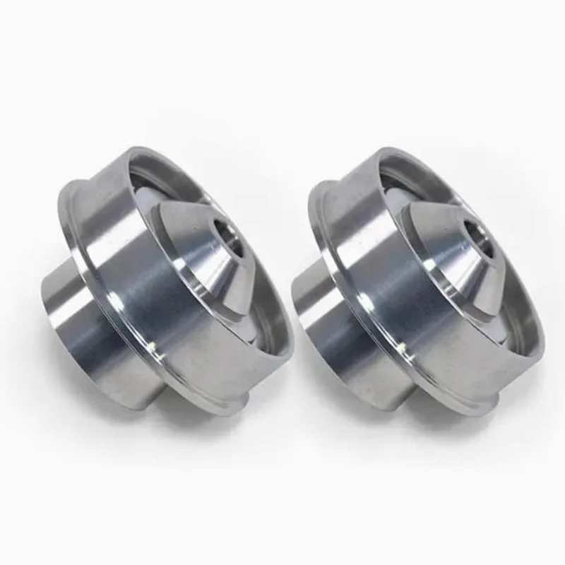 CNC Machined Metal Flange Parts Brushed Stainless Steel Custom Mechanical Adapter Disc for Automation Equipment