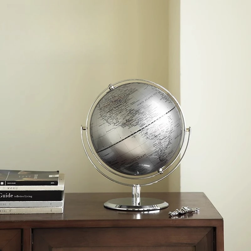 

Globe ornament light luxury high-end office living room ornament housewarming gift