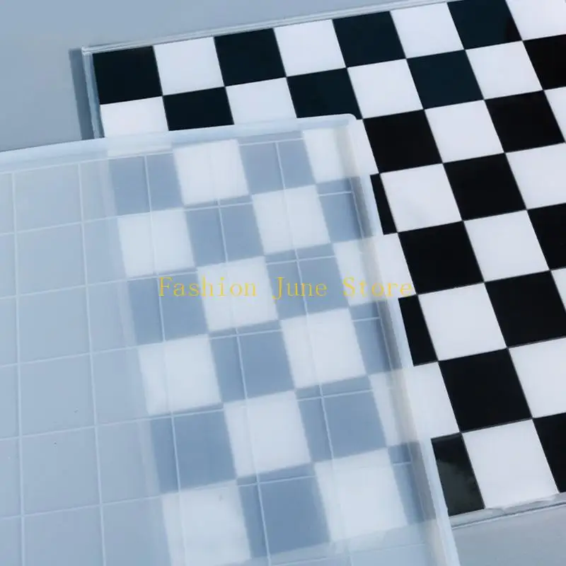N5KA 1 Set 3D Chess Pieces Crystal Epoxy Resin Mold Handmade Chessborad Casting Silicone Mould
