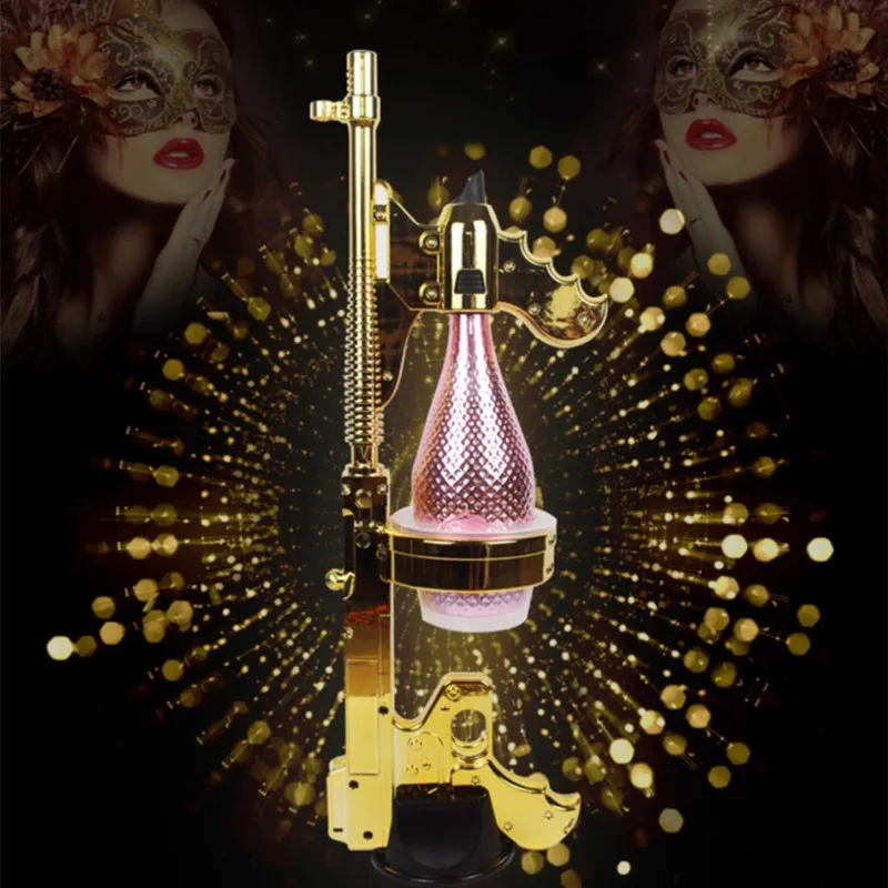 

Пистолет-распылитель для бутылок шампанского с насадкой для бутылок, вечеринка в ночном клубе, аксессуары для шезлонга, коктейльный бар, 3 цвета