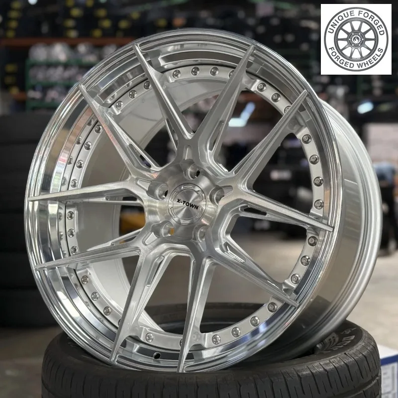 26 Style Luxury Car Wheels Rims Brush Silver 17 18 19 20 21 22 23 24 Inch 5x100/5x112/5x114.3/5x120/5x115 Forged Wheels For Bmw