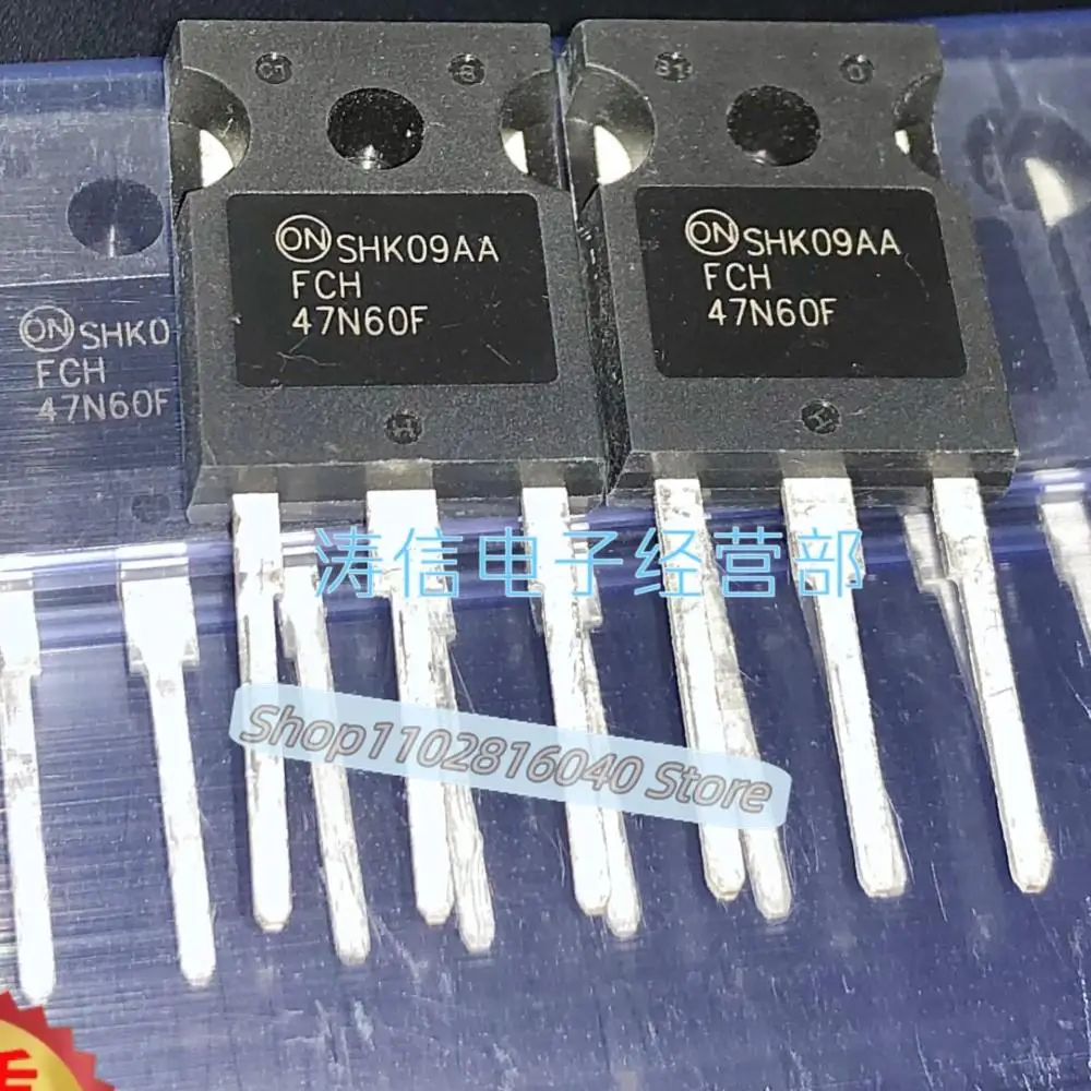 10PCS/Lot FCH47N60F FCH47N60 FCH47N60N MOS 47A/600V Best Quality Imported Original Spot