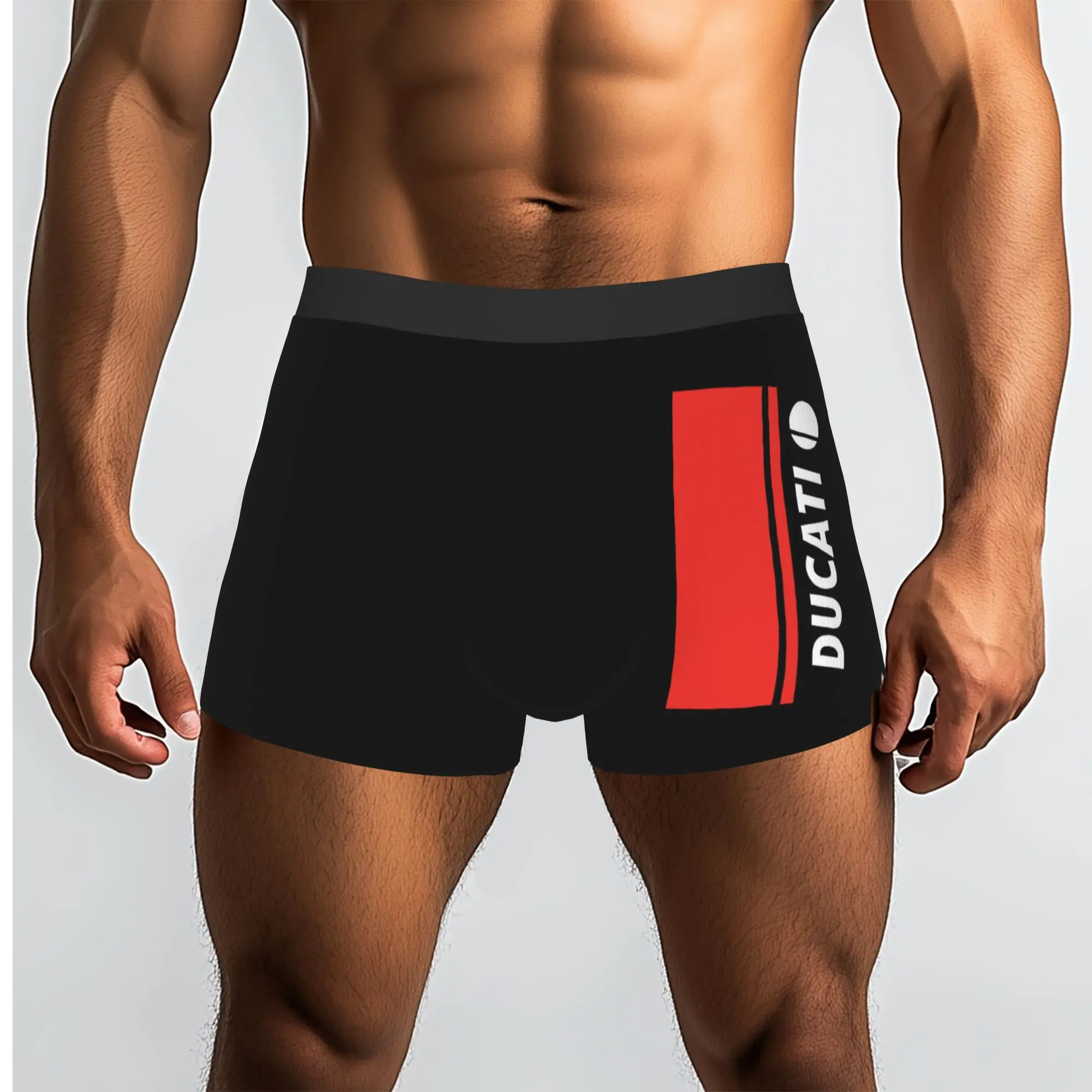 Custom Ducatis Motorcycle Racing Underwear Men Breathable Sprot Boxer Briefs Shorts Panties Soft Underpants For Homme