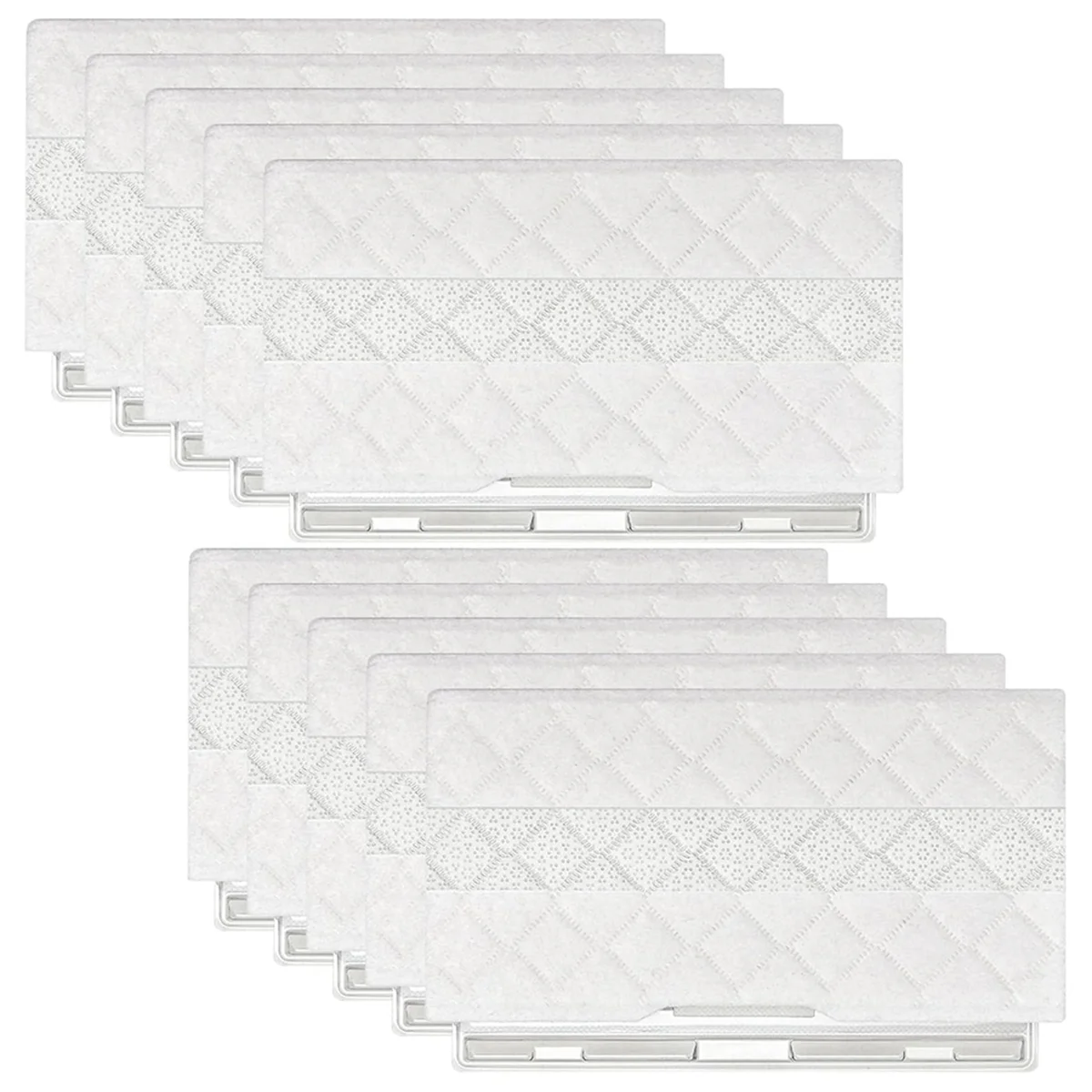 10 PCS MOP Pads for Vacmop Pro VM252 VM250 VM200 VC205 VM250 QM250 VM190 VM200P12 Disposable Replacement