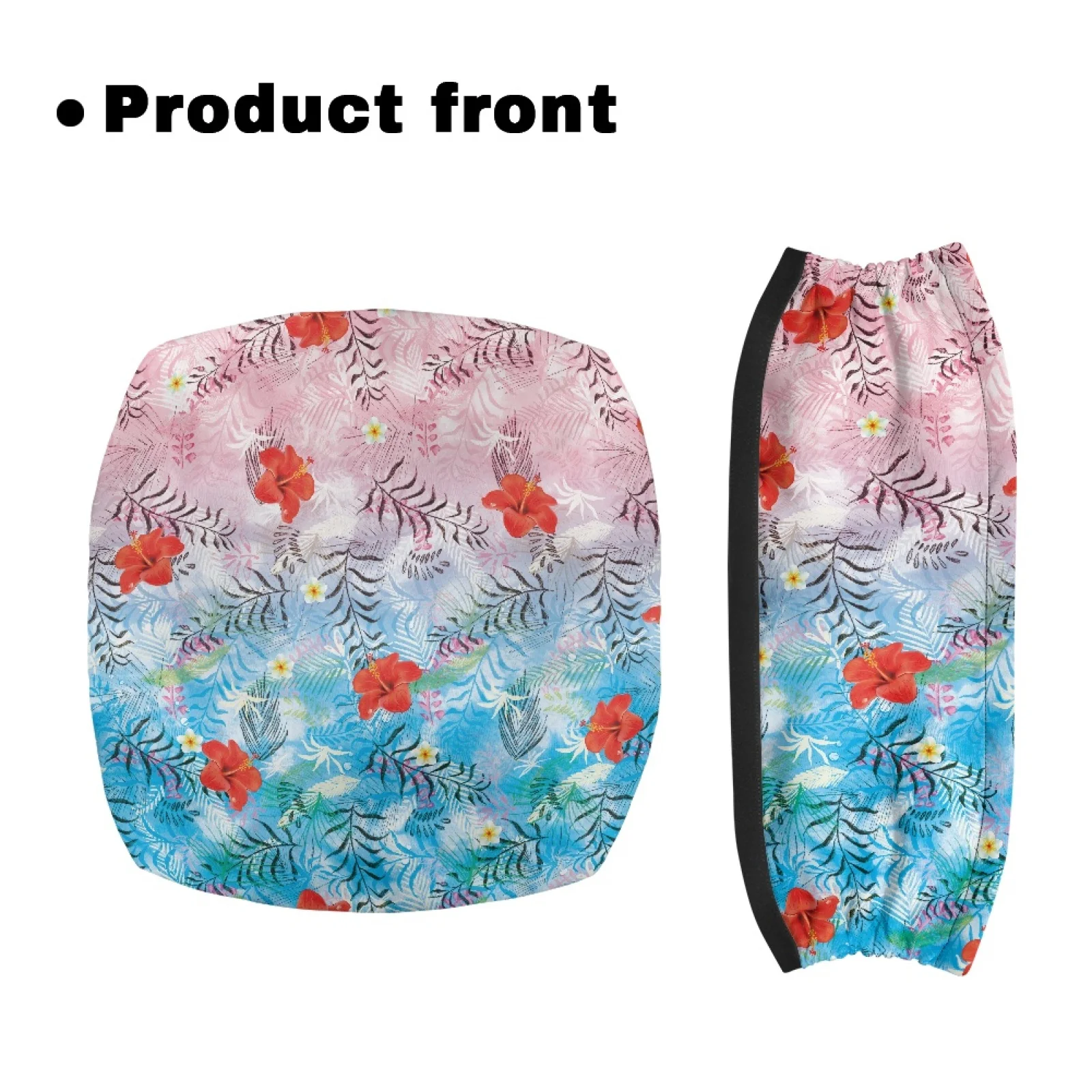 Coloranimal Durable Easy to Install Set of 2 Rollator Walker Seat Cover for Women for Neighborhoods Floral Print