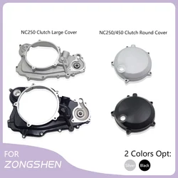 Motorcycle Engine Cover For Zongshen NC250 NC450 Kayo Engines Parts Clutch Large/Round Lid Protection Shell Fit AVANTIS MOTOLAND