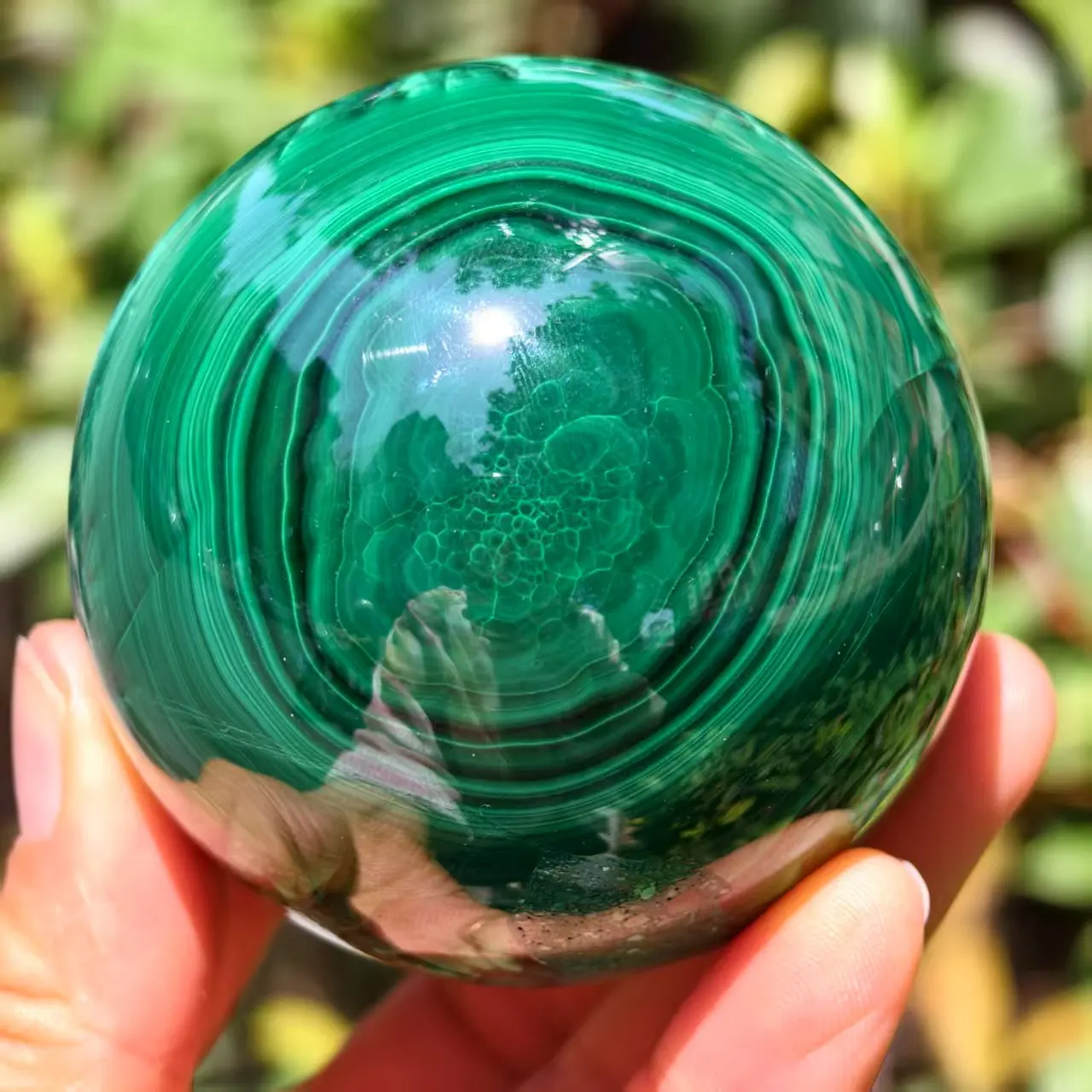 Natural Malachite Balls, Quartz Crystal Green Malachite Polished Balls, Minerals, Reiki, Healing, Wealth Green Energy Balls