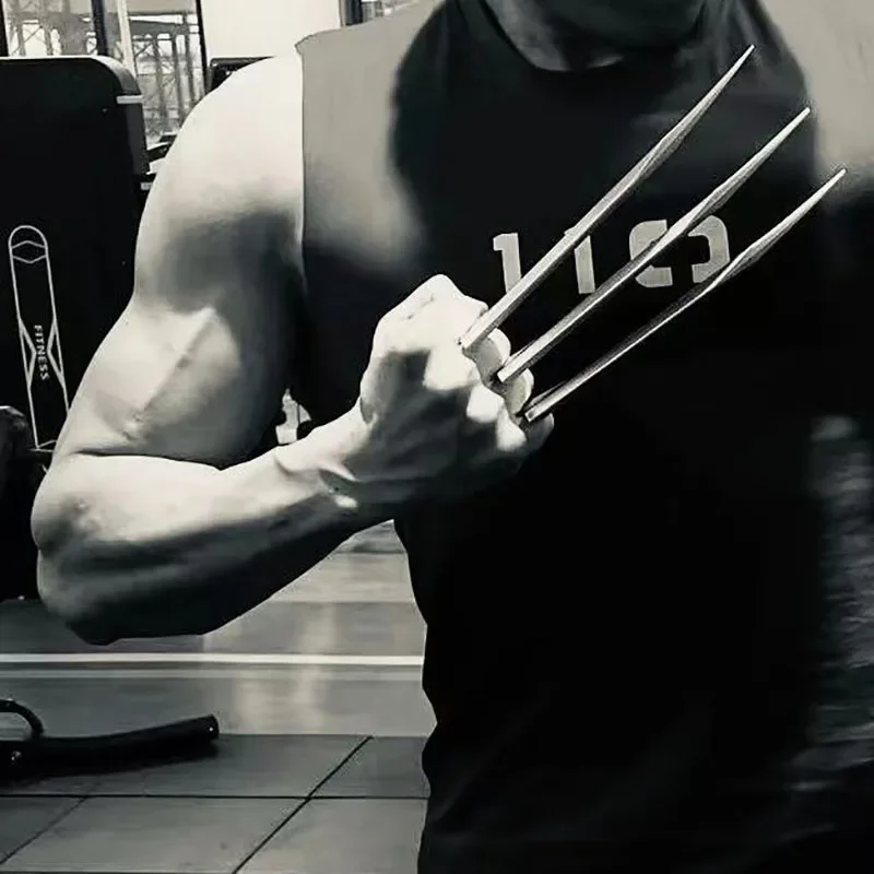 SN551 Paar X-Men Wolverine Claws Blade Paw 1:1 Cosplay Prop ABS Kunststoff Superero Waffen Halloween Karneval Geschenk Spielzeug $@1w