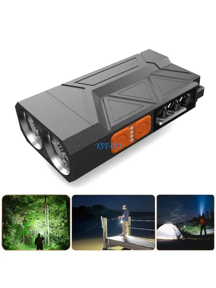 E15A Small LED Flashlight Warning Flash Lights Night Working Light Outdoor Lighting for Nighttime Adventures and Repairs
