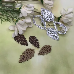 Pine cone decoration Metal Cutting Dies for DIY Scrapbooking Album Paper Cards Decorative Crafts Embossing Die Cuts