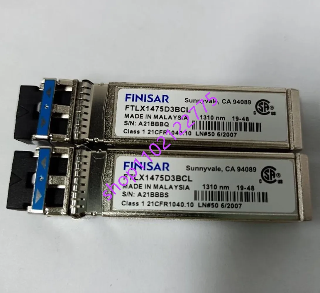 

Finisar 10GB Fiber Transceiver FTLX1475D3BCL/Ic-Ic 10G-1310nm-10km Single Module Optical Fiber Transceiver/Finisar 10g 10km Sfp