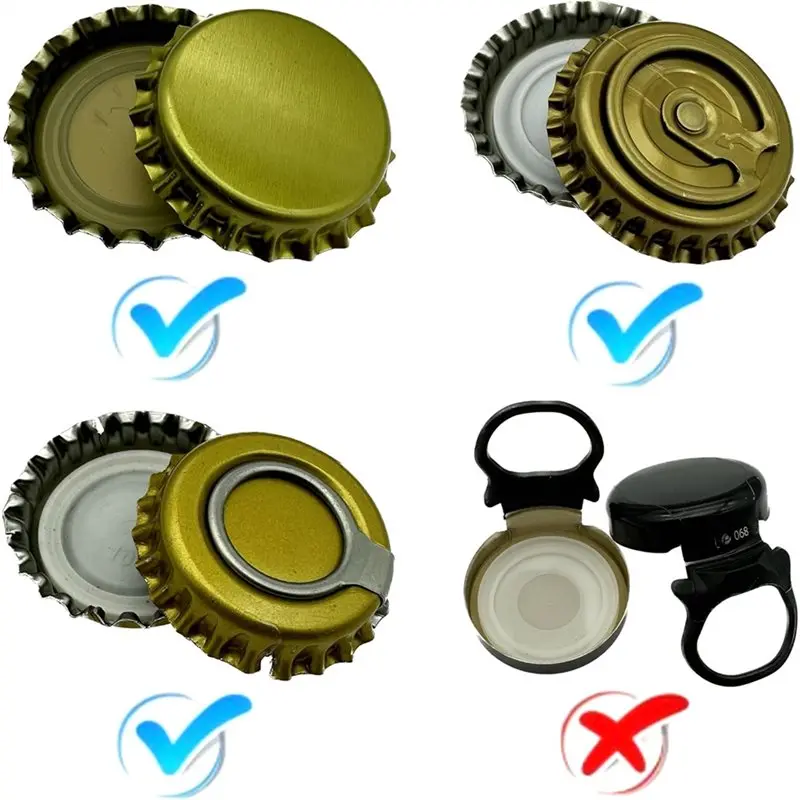 J1UL1N Bottle Sealer Home Brewing Beer Bottle Capper-Manual Crown Capper Tool, For Various Bottle Caps