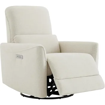 Upholstered Power Swivel Recliner 1
