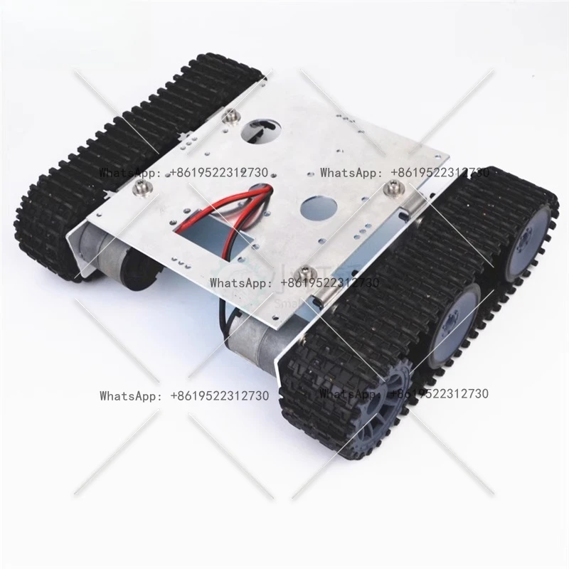 Aluminum alloy tank robot chassis DC9-12V crawler chassis for arduino