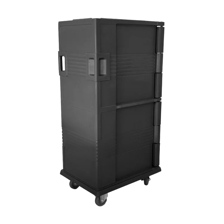 Hotel restaurant special movable food incubator car incubator plastic rotational molding vertical incubator