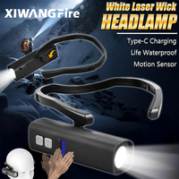 Outdoor Camping New Headlamp Bright Super Bright Ultra Light Ear Strap Waterproof Camping Hiking Fishing Headlight W/h Cable