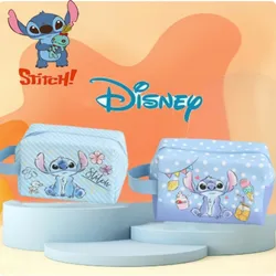 Disney Stitch Girls Makeup Bag Cute Women's Bag Sanitary Napkin Cosmetic Key Headphone Medicine Sundries Storage bag Gift