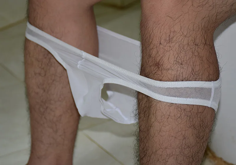 Briefs Underwear Fabic Sexy Thongs Underwear Wine Red Black Brand New Briefs Bulge Pouch Mens Mesh Bikini Nylon