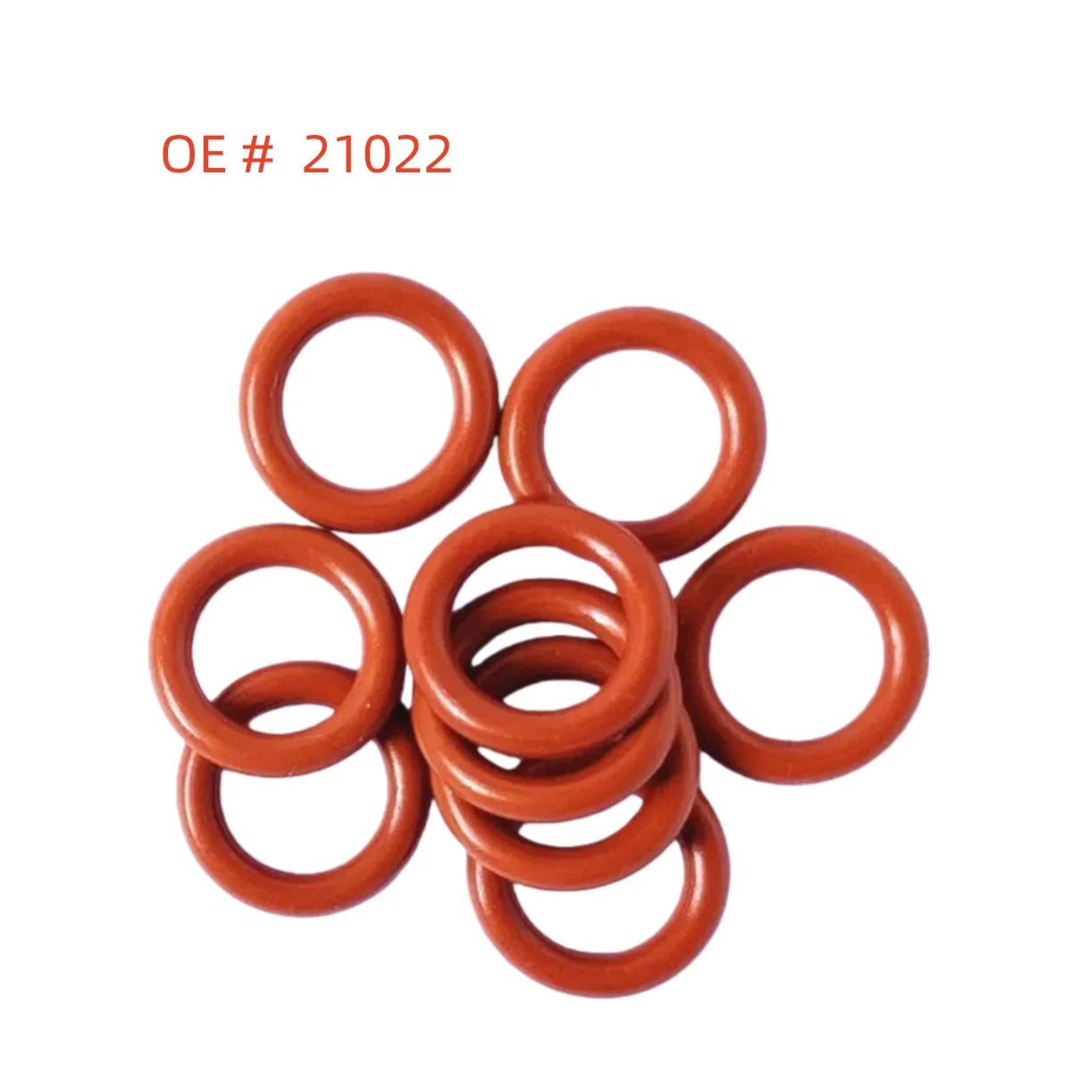 

high quality 100pcs Fuel Injector Upper O ring Repair Kits 21022 For Toyota Mazda Suzuki Denso 7.8*1.9MM