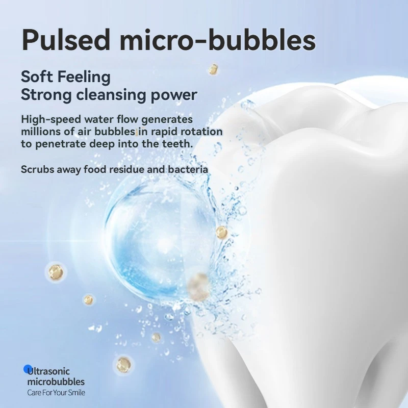 1PC Water Floss Oral Irrigator Rechargeable Portable Dental Water Jet Home Travel Electric Tooth Cleaning Device
