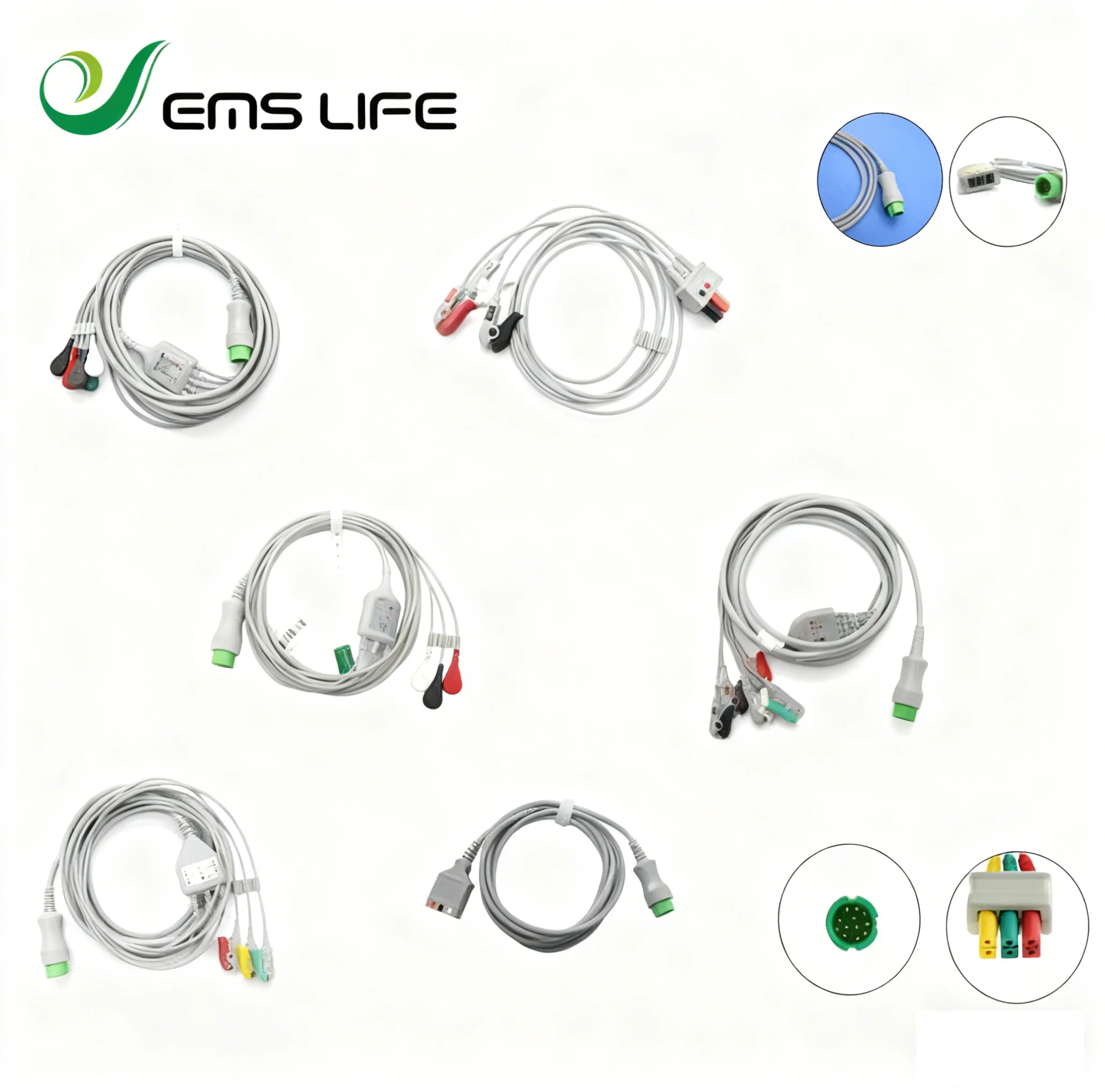 

ECG EKG wires Compaitble for Mindr-ay IMEC10 UMEC10 N12 patient monitor