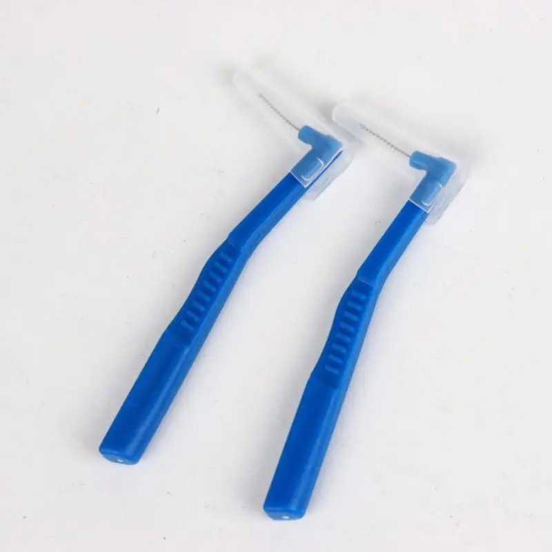 Set mit 10 Interdentalbürsten für Zahnspangen, L-förmige Interdentalbürsten für die Mundhygiene – Detail 18