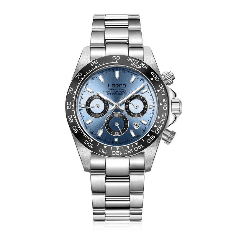 LOREO Deep Sea Series Watch Men Sport Automatic Mechanical Mens Watches Luxury Waterproof 200m Watch Seagull Movement Relojes