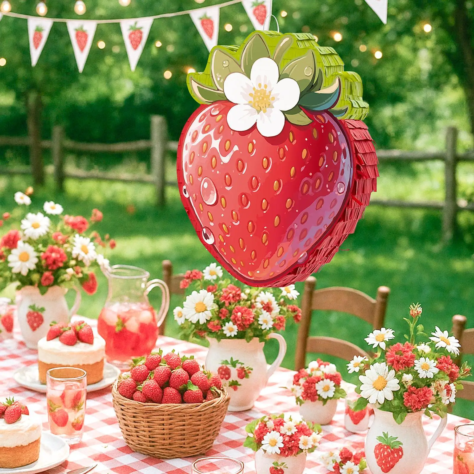 Strawberry Pinatas …