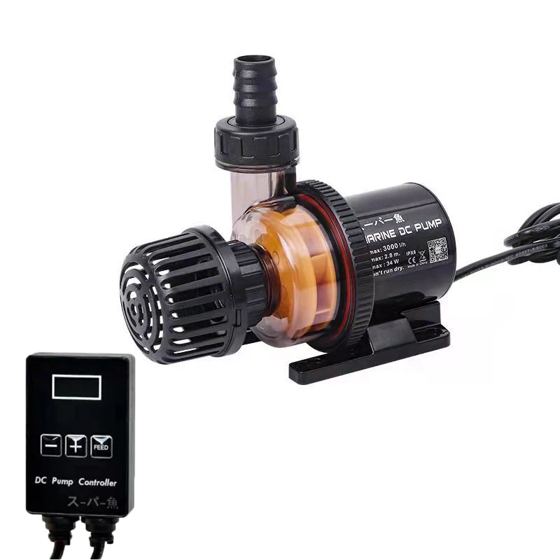 Ultra-Quiet Aquarium Submersible Pump Water Fountain Pump with Controller Powerful Return Pump Fish Tank Filter Pump 워터펌프