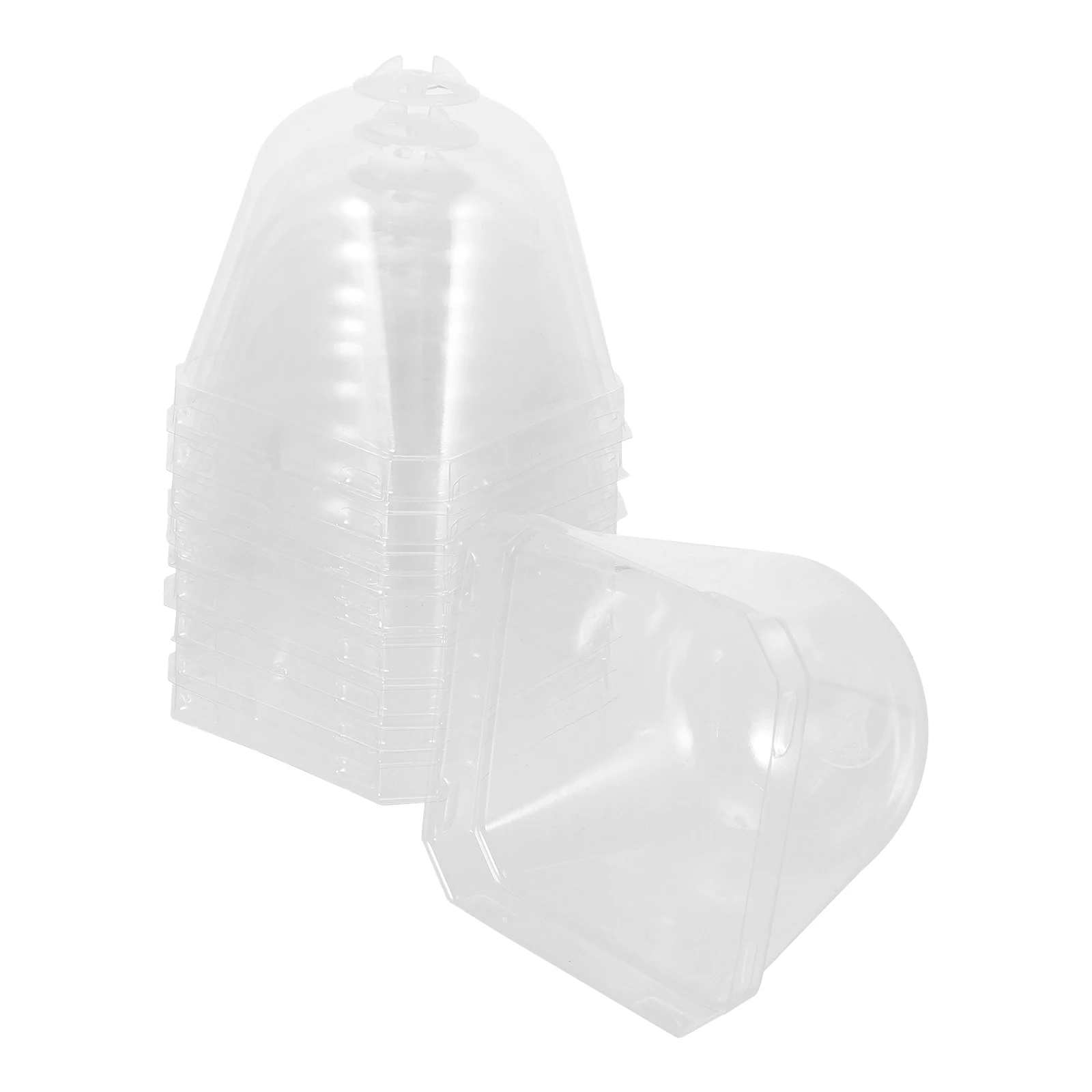 

Transparent Plastic Plant Cover Dome for Seedlings Freeze Protection with Ventilation Control Humidity Dome for Healthy Growth