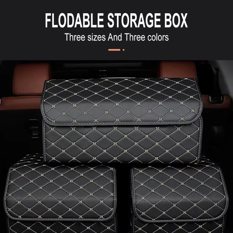 Car Trunk Organizer Foldable Storage Box - Kofferraum-Organizer-Box, große Kapazität, vielseitige Werkzeuge für