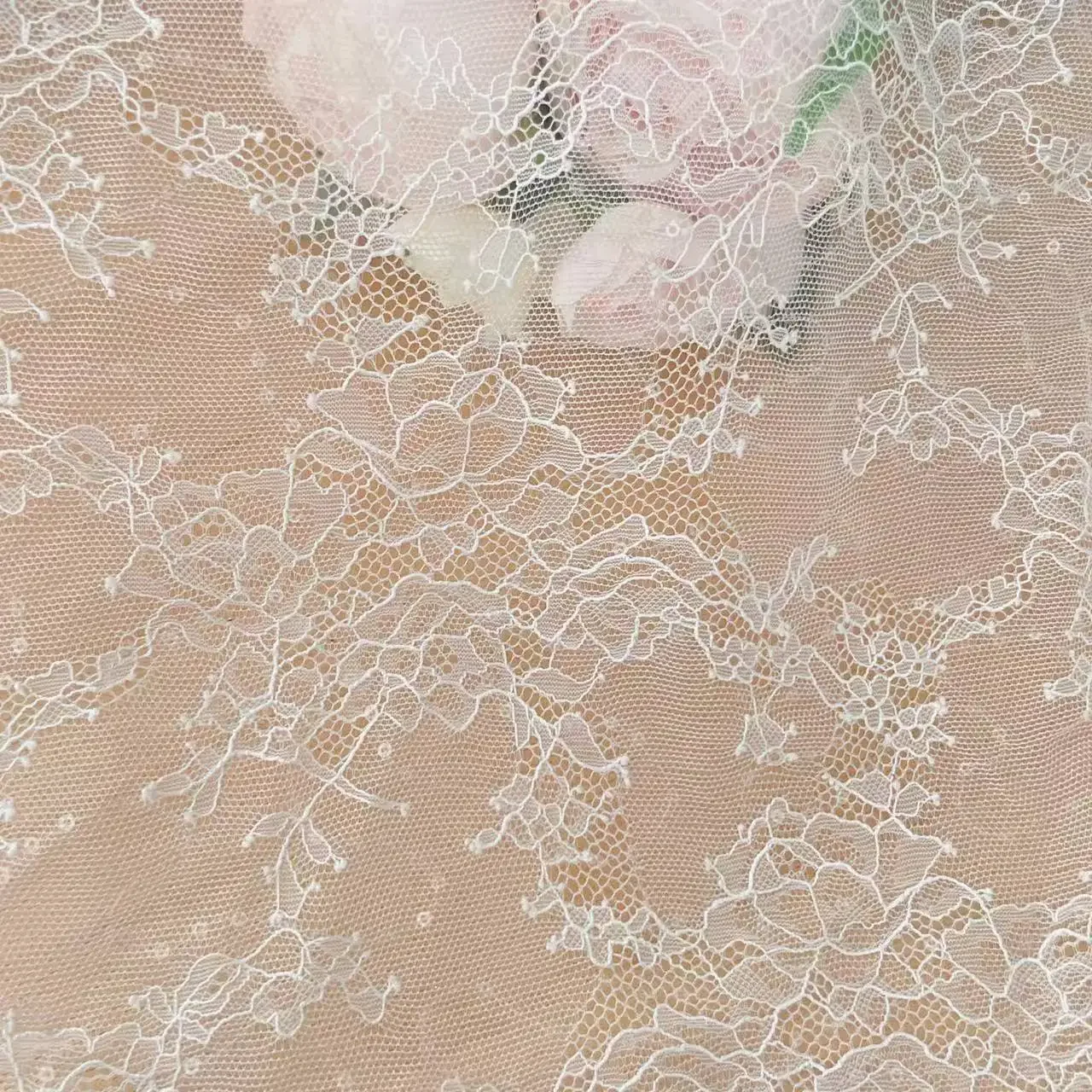 

New High Quality Mesh Sequins Flower Base Soft Lace Wedding Dress Children's Clothes Curtain Dress Bag Decorative Fabric