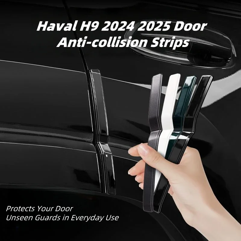 For GWM Haval H9 2025 Door Anti-collision Strips Door Protection Stickers Anti-scratch Modification Decoration Accessories