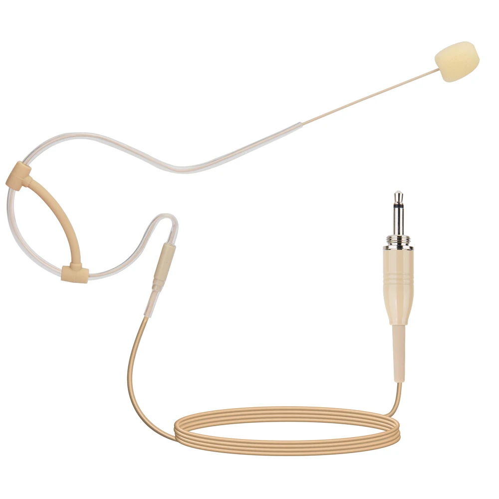 

Top-tier quality vocal studio headphones with unidirectional head-mounted microphone, compatible with Shure wireless systems,