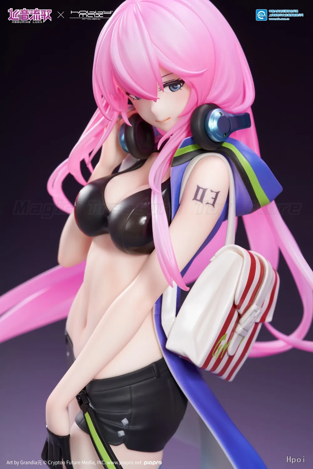 【البيع المسبق】هدايا زينة أصلية من HobbyMax Megurine Luka Trendy Street