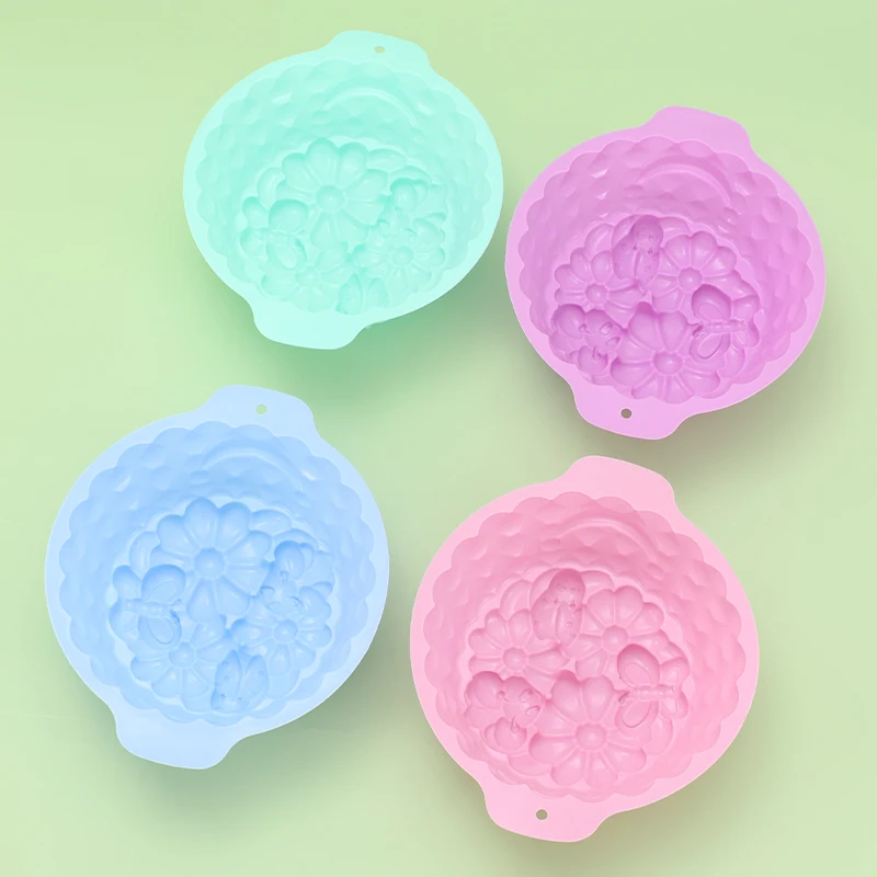 Food Grade Silicone Insect Soap Mould Fondant Cake Mold butterfly Cake Decoration Tool Multifunction DIY Handmade Soap Mould