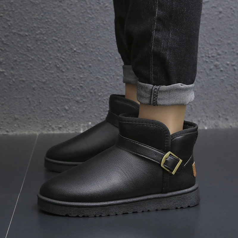stivali-da-neve-invernali-da-uomo-impermeabili-caldi-con-fodera-in-pile-facili-da-indossare-leggeri-per-attivita-all'aperto-stivaletti-neri-imbottiti-scarpe-in-cotone-felpato