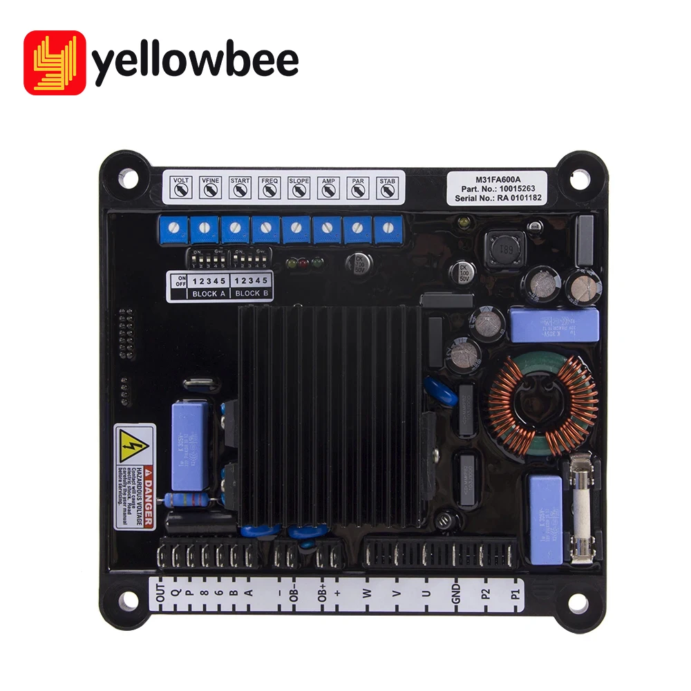 Top Quality M16FA655A Marelli Generator AVR Automatic Voltage Regulator Module power adjustable Stabilizer M31FA600A M40FA640A