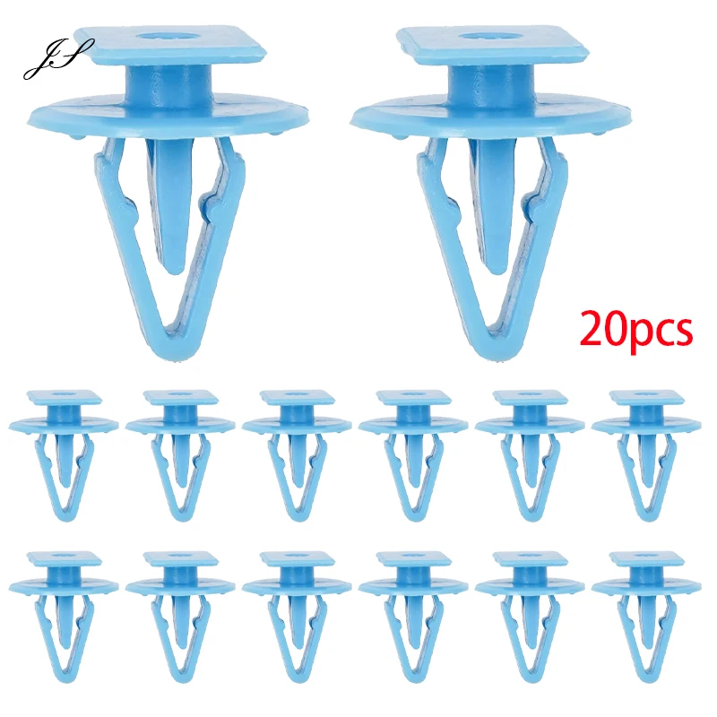 20Pcs 8mm Car Windscreen Cowl Fastener Clip Vent Retainer Nylon Rivet 90602-TA0-003 for Honda Accord Civic Cr-Z Jazz Accessories