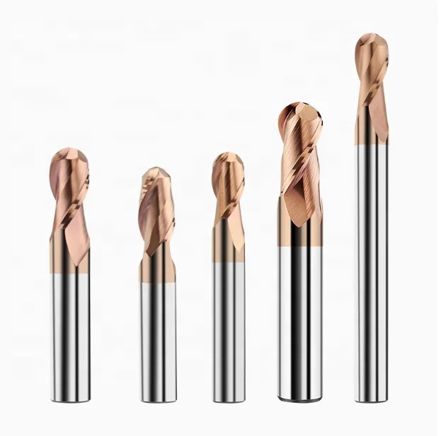 

HRC55 Твердосплавная шаровая концевая фреза с ЧПУ Шаровая концевая фреза для стали