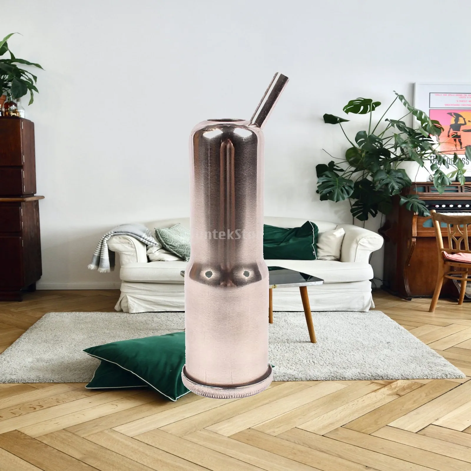 Milking Machine Milk Cup Cylindrical Milking Cup with Tube Connection Accessory Compact Leakleak-Proof for Livestock Farmers