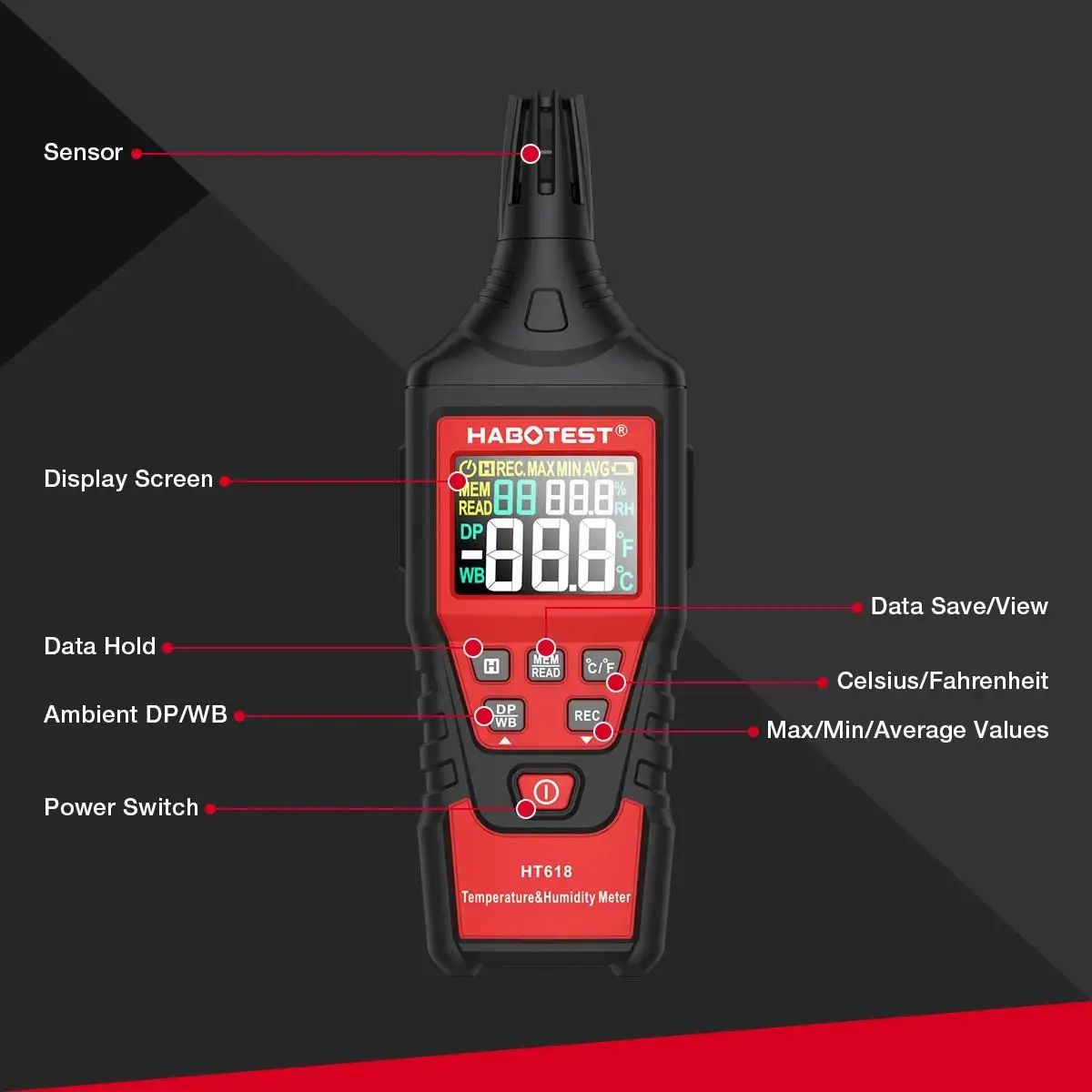Thumbnail 3 - #8 Digital Thermo Hygrometers Price Drop Alerts