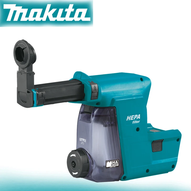 Makita DX06 – système d'extraction de poussière, filtre HEPA, Impact approprié, perceuse électrique, marteau, collecteur de poussière automatique pour Makita DHR242