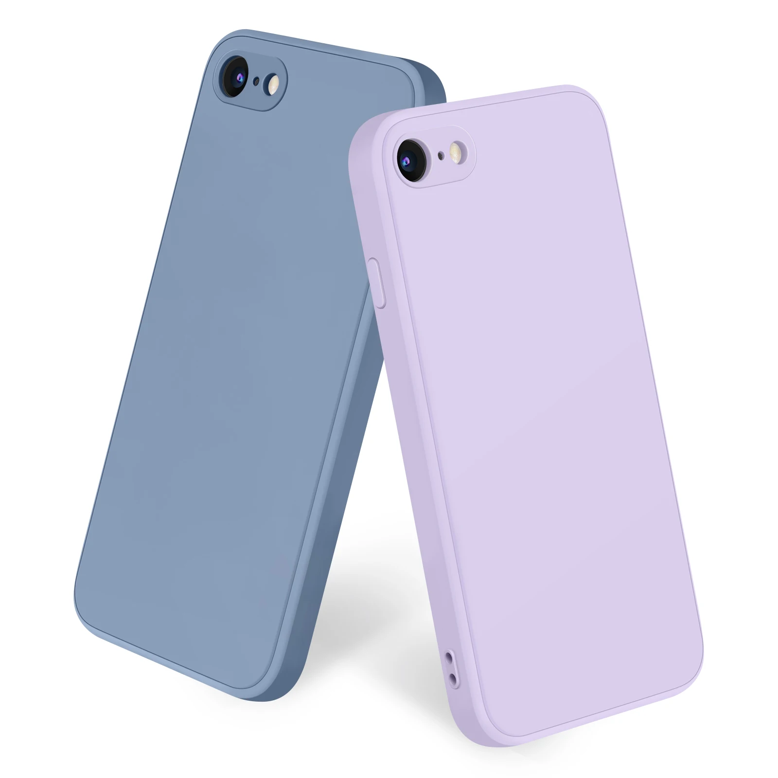 Hülle für iPhone 7 8 SE 2020 2022, Flüssigsilikon, stoßfest, Schutzhülle für iPhone 7 8 SE 2020 2022