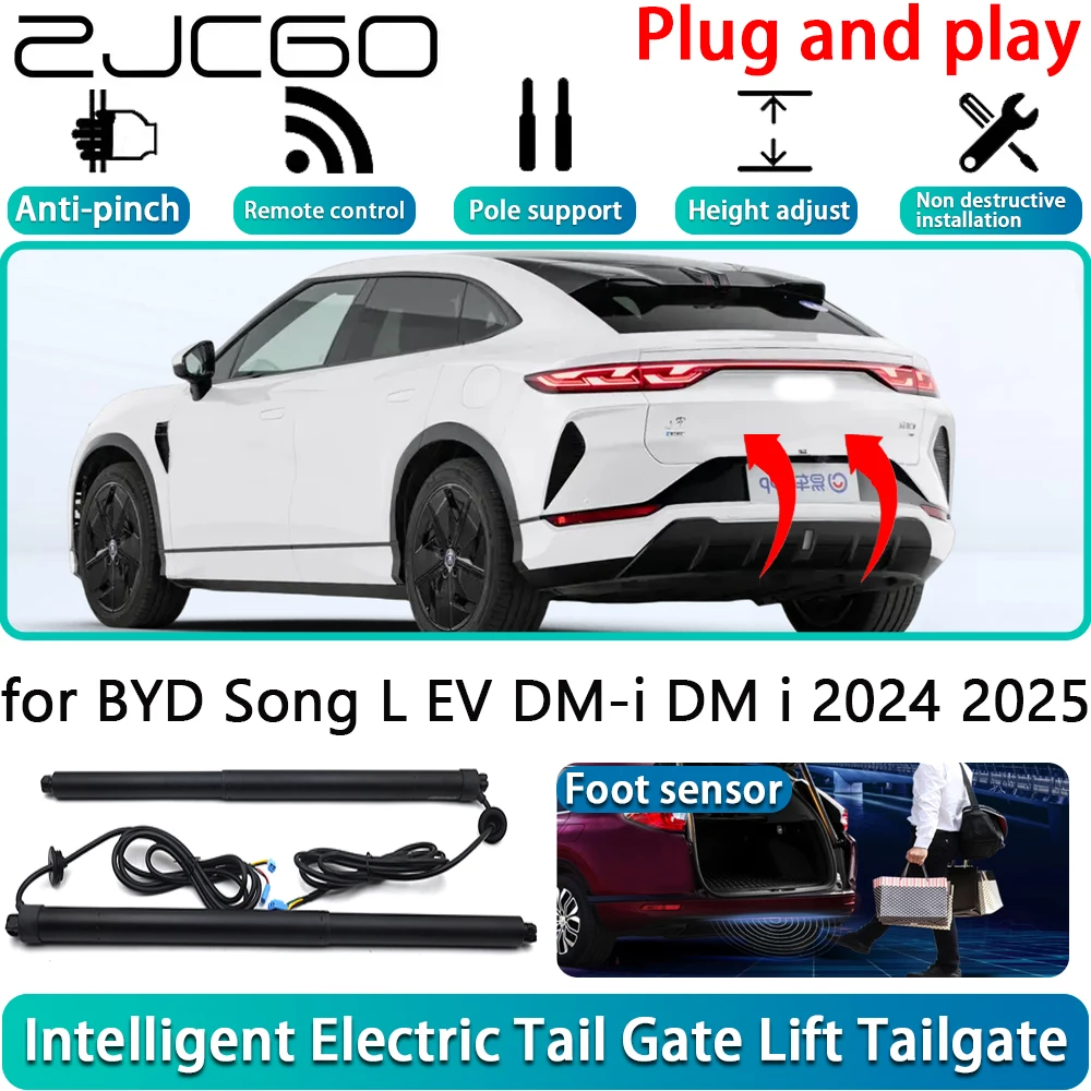 

for BYD Song L EV DM-i DM i 2024 2025 OEM Electric Powered Tailgate Power Liftgate Automatic Tailgate System With Foot Sensor