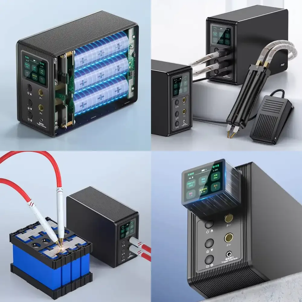 2026 Hot  New P60F-29.2KW Spot Welder Handheld Compact Household 18650 Lithium Nickel Plate Welding 15A Fast Charging