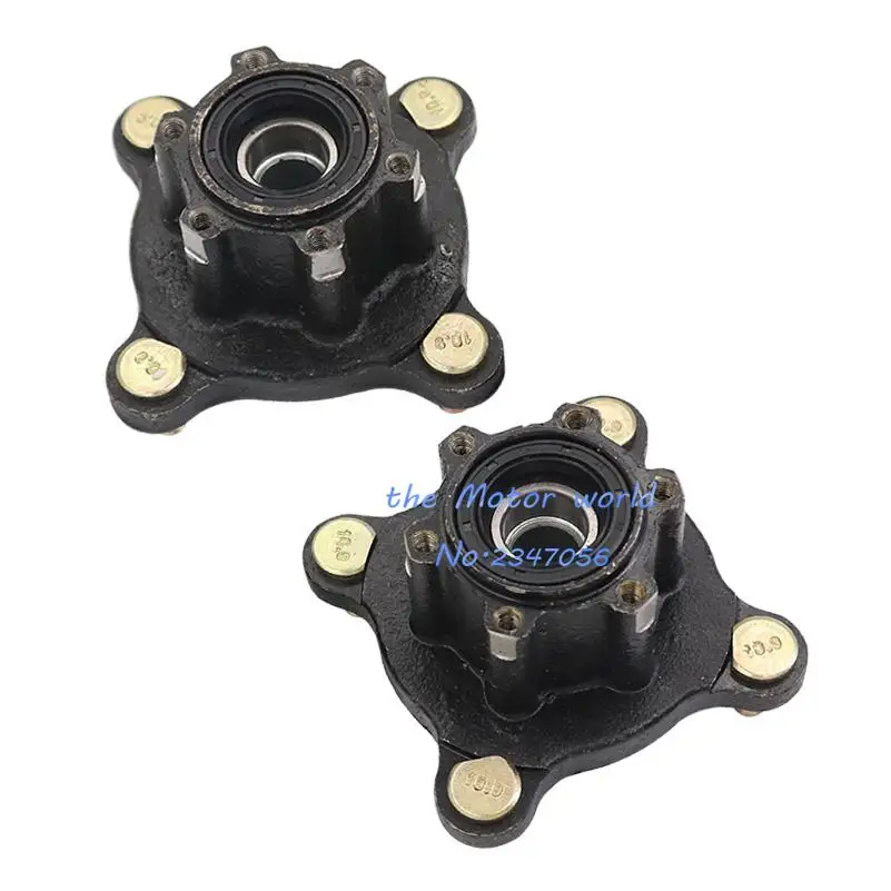 1 par de bujes de brida de rueda delantera aptos para China ATV50cc 70cc 90cc 110cc 125cc 150cc 200cc 250cc Go Kart Buggy ATV piezas de bicicleta