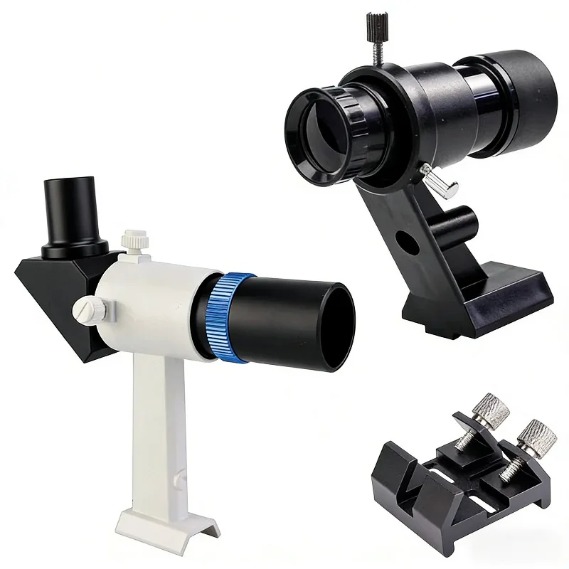 Straight Correct-Image Finder Scope Full Positive Image 6X21 Plastic / 6X30 Metal for Easy Aiming in Sky Star Seeking Assistance