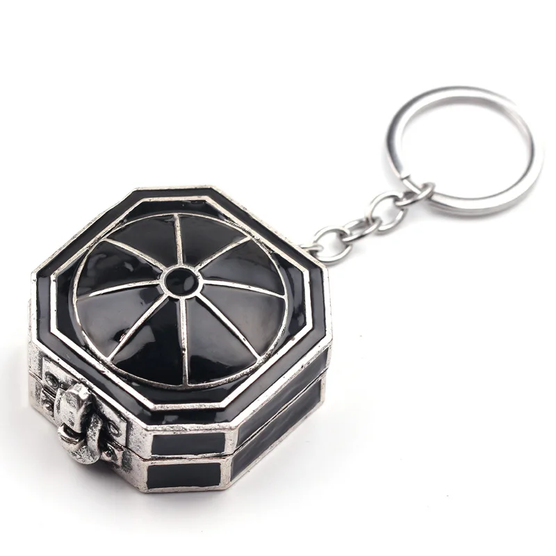 

Accessories Retro Practical Creative New Necklace Camping Compass Survival Metal Keychain